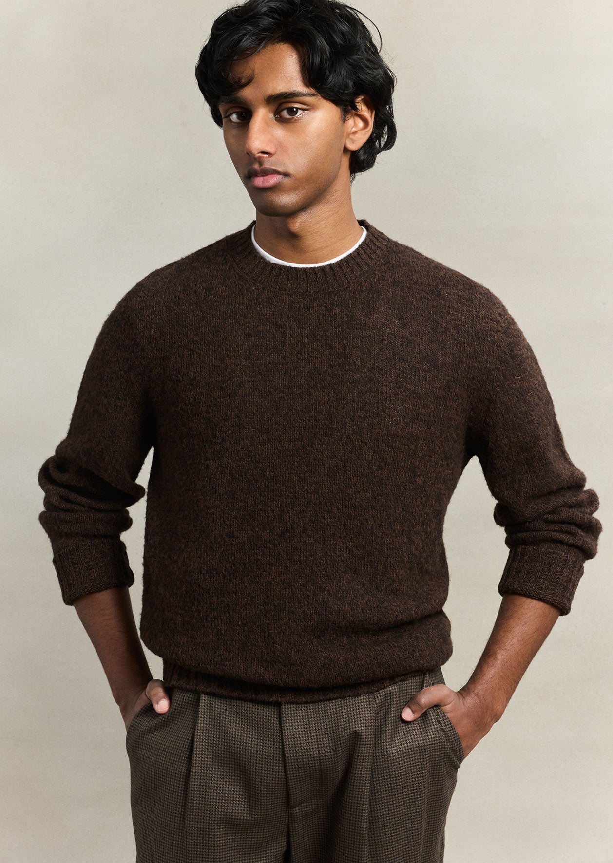 Shaggy sheep jumper