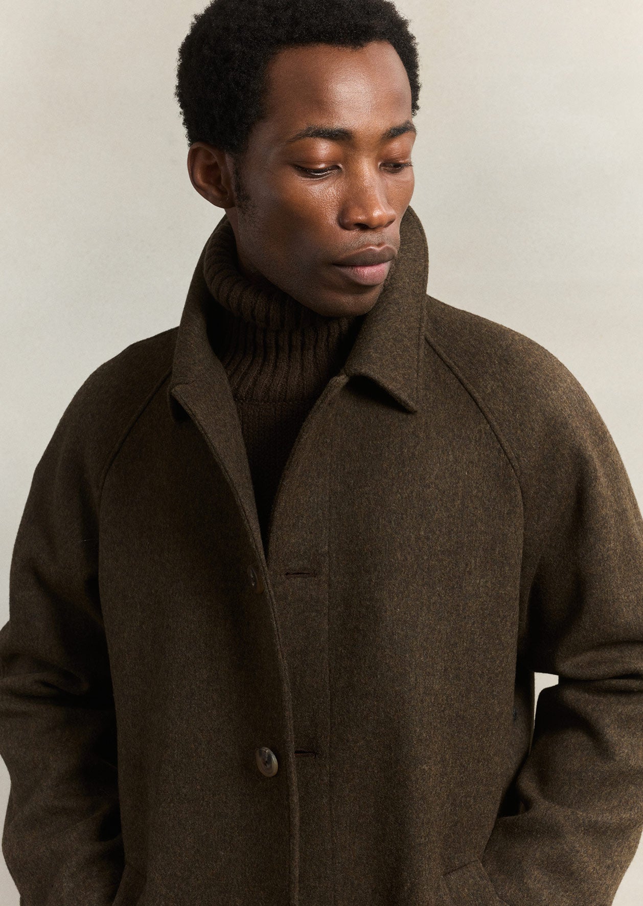 Manteau raglan parisien