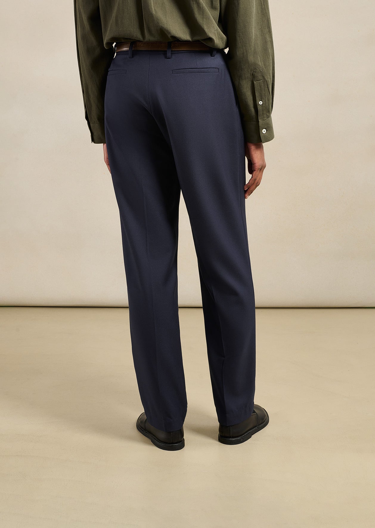One pleat trousers