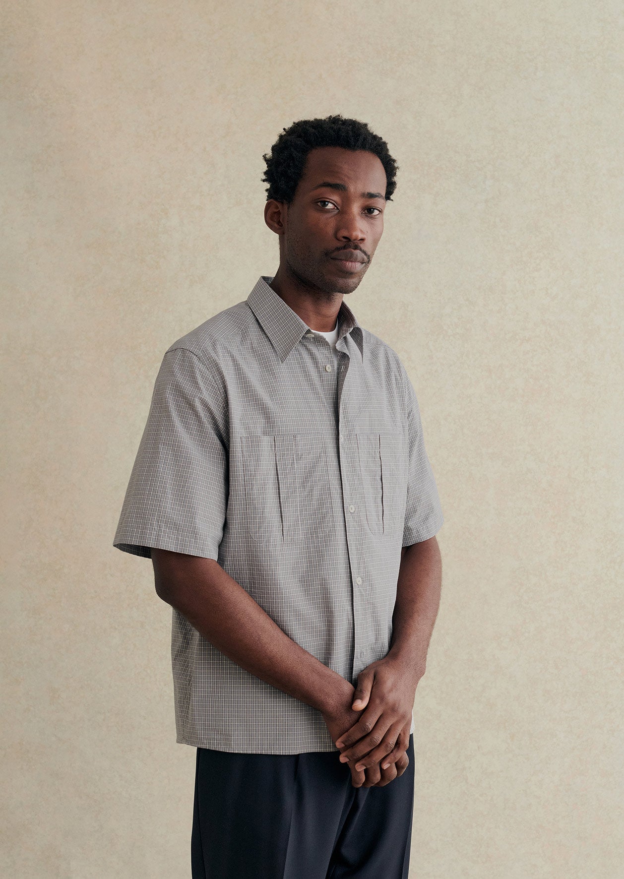 Chemise De Peintre à Manches Courtes