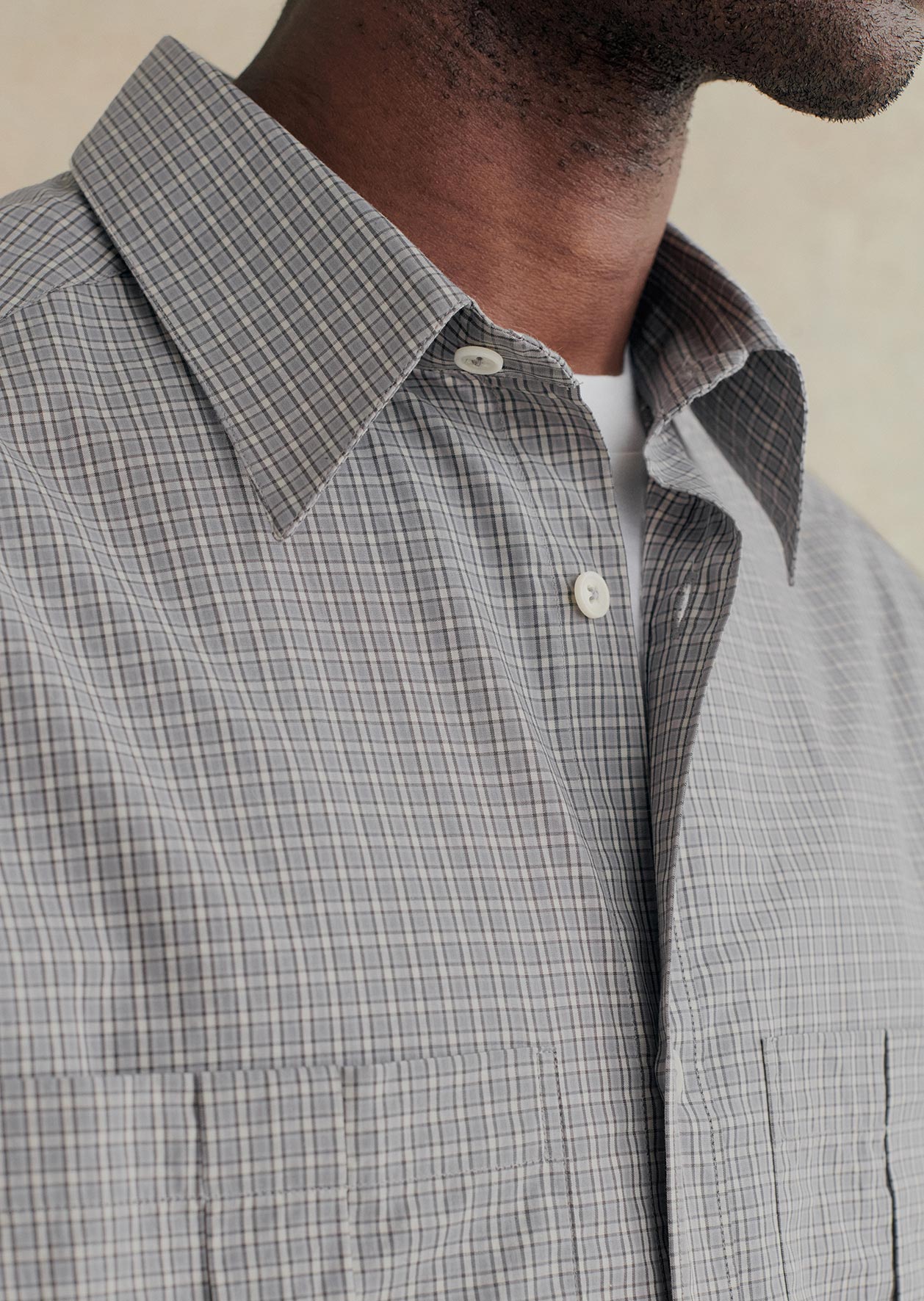 Chemise De Peintre à Manches Courtes