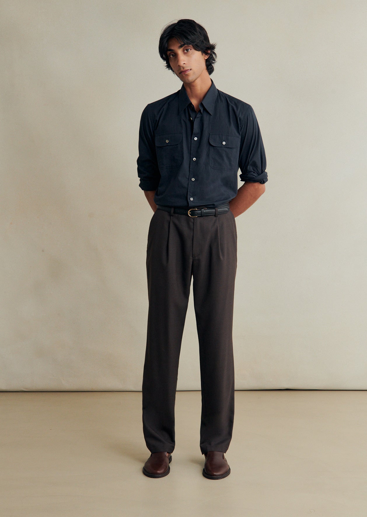 Pantalon à pince