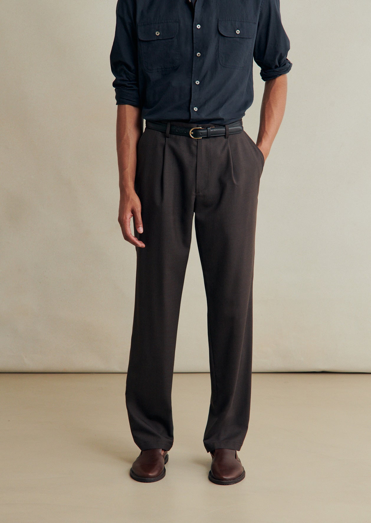 Pantalon à pince