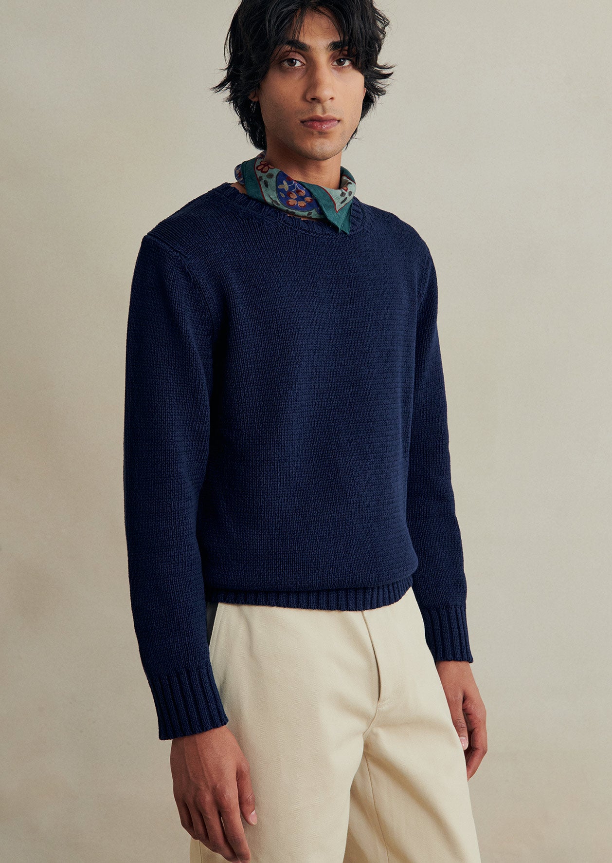 Pullover Col Rond Ample
