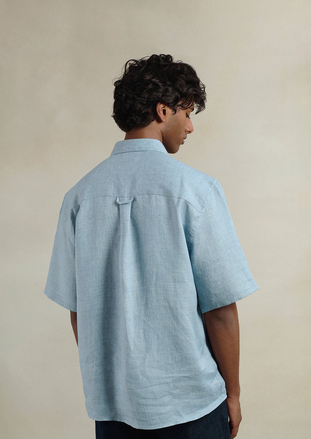 Chemise De Peintre À Manches Courtes