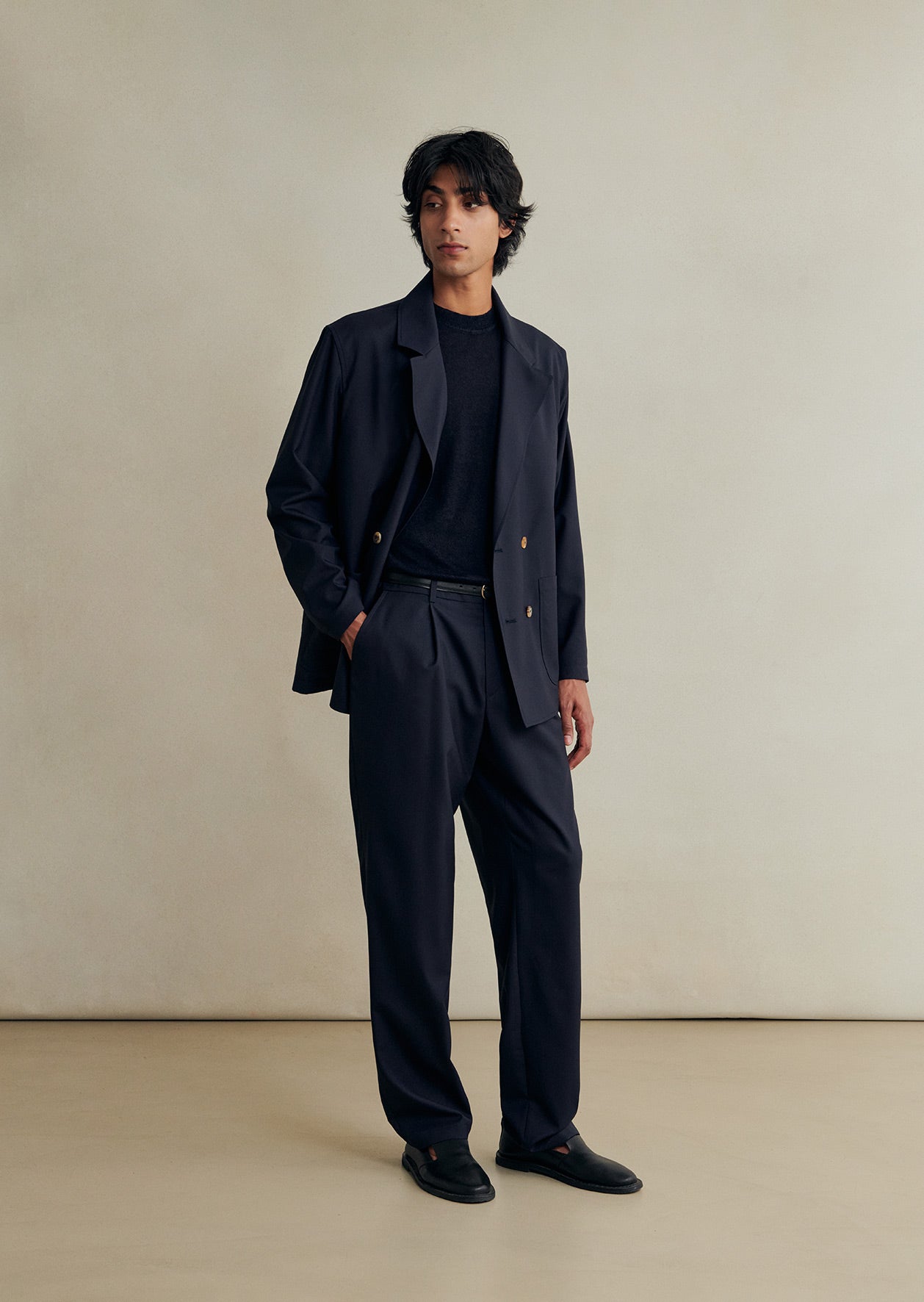 Pantalon à pince